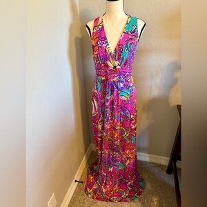 Lilly Pulitzer Parrish Maxi Dress in Sea And Be Seen Print - Medium